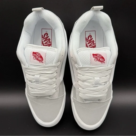 Vans White and Gray Knu Skool - Picture 5 of 7